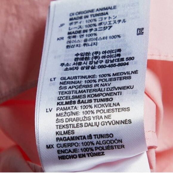 Sandro Pink Crew Neck Short Sleeve Blouse/Top/Shirt Size: XS - Picture 9 of 10